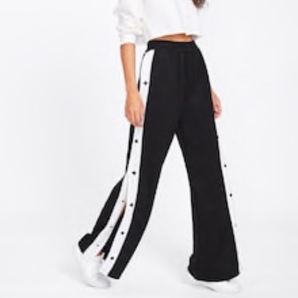 Only 1 Left!! Side Button Tear Away Track Pant - Picture 3 of 6